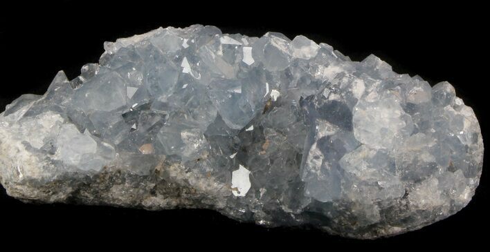 Celestine (Celestite) Crystal Cluster - Icy Blue Crystals #37094